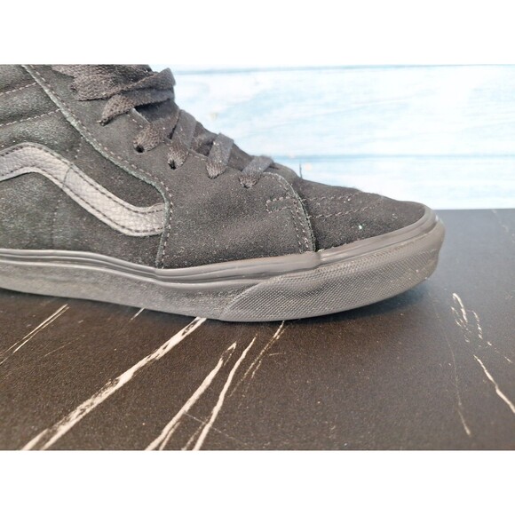 Vans SK8-Hi Black Suede Canvas High Top Skate Shoes M 5 W 6.5 main image 13